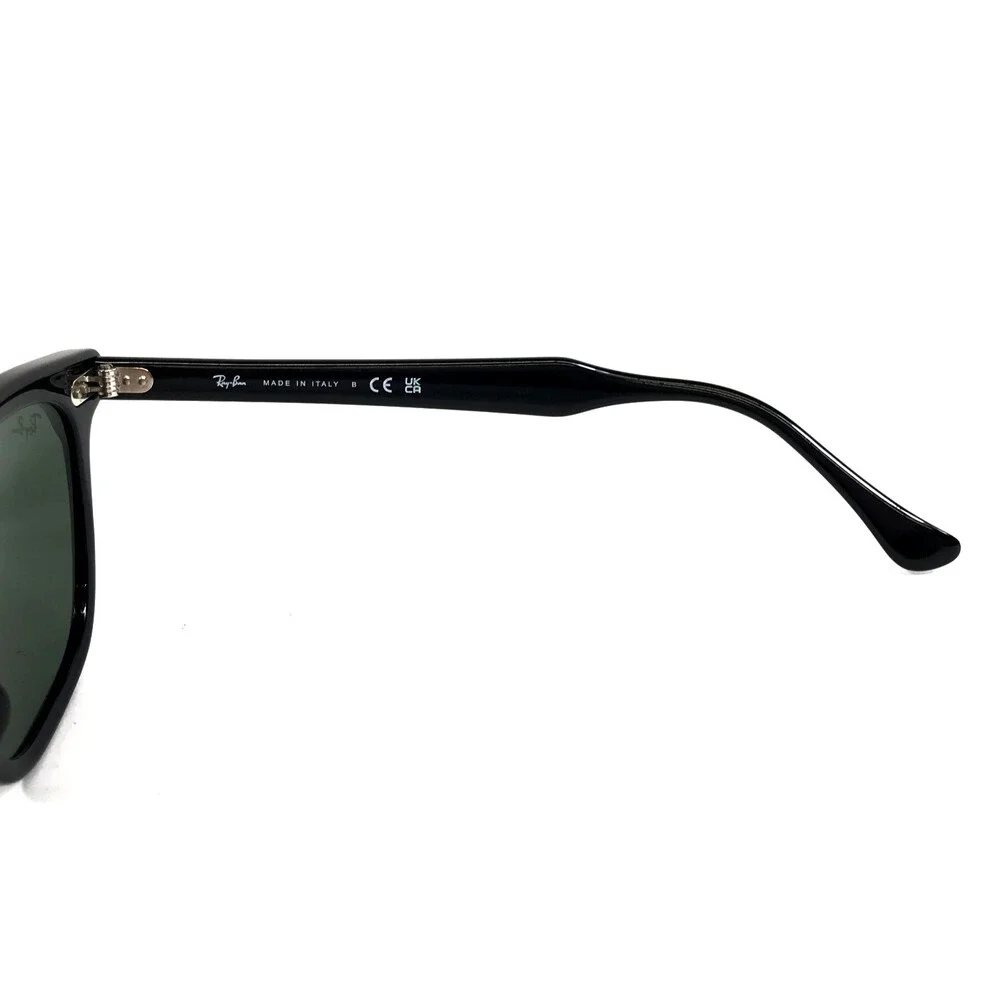 Ray-Ban Sunglasses RB2298 HAWKEYE 901/31 Polished Black Frames with Green Lenses